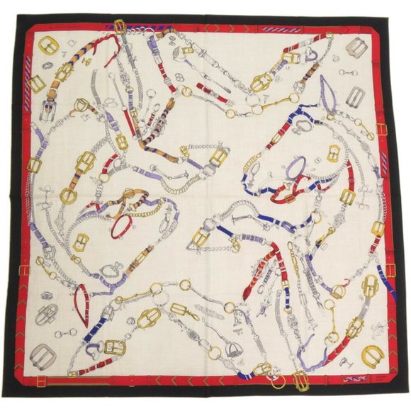 Like new Hermès Carre Jean 140 Chevaux Deschenes Cashmere Silk Multicolor Sca... - Picture 1 of 9